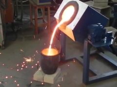 50/60HZ 70kg υψηλής συχνότητας καμίνου τήξης επαγωγής με δωρεάν εγγύηση ενός έτους